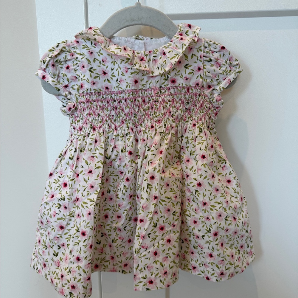Trotters London Confiture Flora Willow Smocked Dress